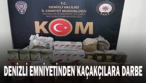 Denizli emniyetinden kaçakçılara büyük darbe