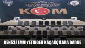 Denizli emniyetinden kaçakçılara darbe