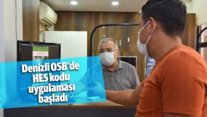 Denizli OSB’de HES kodu uygulaması başladı