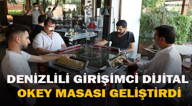 Denizlili girişimci dijital okey masası geliştirdi