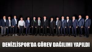 Denizlispor'da görev dağılımı yapıldı
