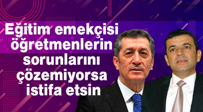 Derhal İstifa Etmeli!