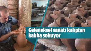 Geleneksel sanatı kalıptan kalıba sokuyor