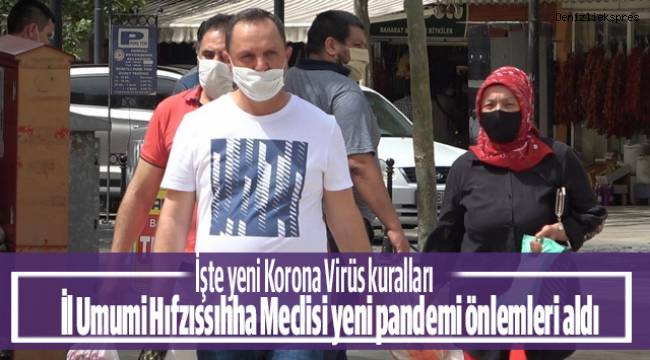 İşte yeni Korona Virüs kuralları