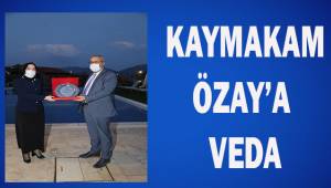 Kaymakam Özay'a veda