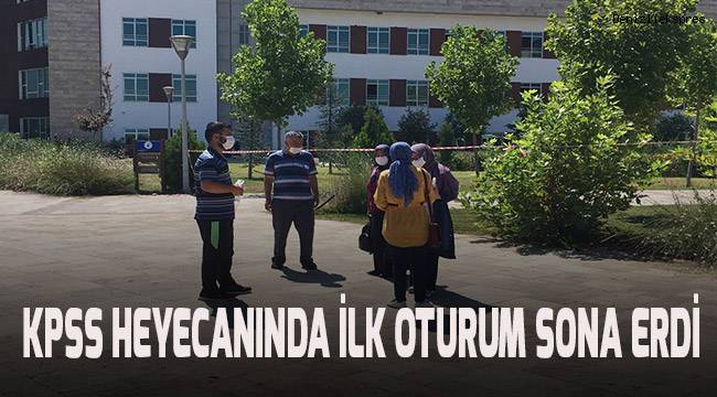 KPSS heyecanında ilk oturum sona erdi