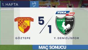 Maç Sonucu: Göztepe 5-1 Y.Denizlispor