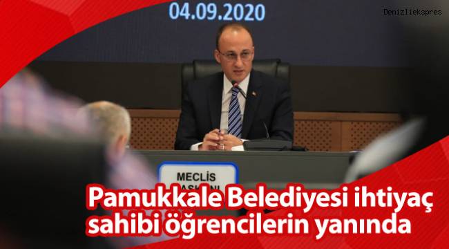 Pamukkale Belediyesi ihtiyaç sahibi öğrencilerin yanında