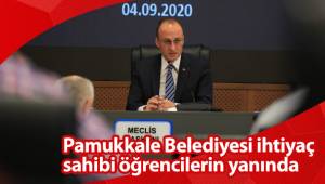 Pamukkale Belediyesi ihtiyaç sahibi öğrencilerin yanında