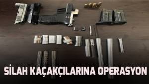 Silah kaçakçılarına 2 farklı operasyon