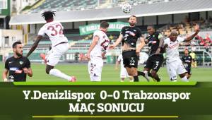 Süper Lig: Yukatel Denizlispor: 0 - Trabzonspor: 0 (Maç sonucu)