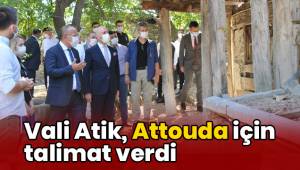 Vali Atik, Attouda için talimat verdi