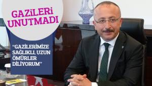 Vali Atik Gazileri unutmadı