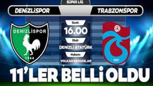 Y. Denizlispor - Trabzonspor ilk onbiri