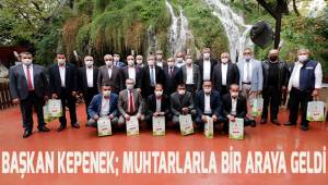 Başkan Kepenek; muhtarlarla bir araya geldi