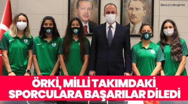 BAŞKAN ÖRKİ MİLLİ FUTBOLCULARI AĞIRLADI