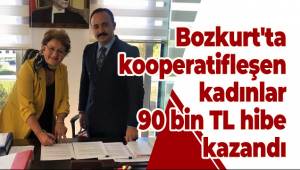 Bozkurt'ta kooperatifleşen kadınlar 90 bin TL hibe kazandı