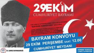 Cumhuriyet Bayramı, konvoylarla kutlanacak