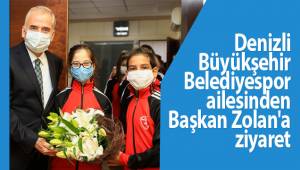 Denizli Büyükşehir Belediyespor ailesinden Başkan Zolan'a ziyaret