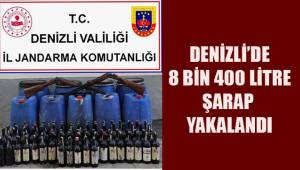 Denizli’de 840 litre kaçak şarap yakalandı