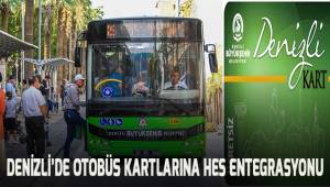 Denizli’de otobüs kartlarına HES entegrasyonu