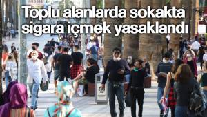 Denizli’de toplu alanlarda sokakta sigara içmek yasaklandı