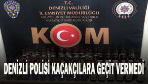 Denizli polisi kaçakçılara geçit vermedi