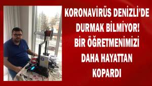 Koronavirüs Denizli'de durmak bilmiyor.