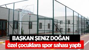 Merkezefendi Belediyesinden özel çocuklara spor sahası