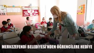Merkezefendili 18 bin ilkokul öğrencisine hediye