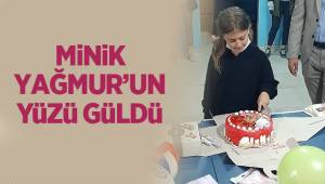 Minik Yağmur’un yüzü güldü