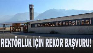 Pamukkale Üniversitesi'nde Rektörlük için başvuru yarışı
