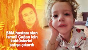 SMA hastası olan 3 yaşındaki İsmail Çağan için kaktüslerini satışa çıkardı