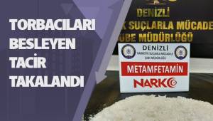 Torbacıları besleyen tacir, 1 kiloya yakın metamfetamin yakalandı