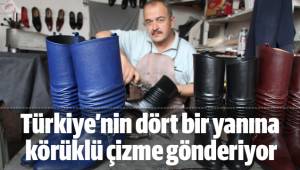 Türkiye’nin dört bir yanına körüklü çizme gönderiyor