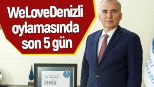 WeLoveDenizli oylamasında son 5 gün