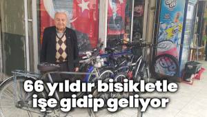 66 yıldır aynı bisikletiyle işe gelip gidiyor