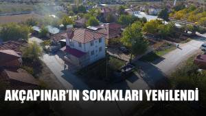 Akçapınar’ın sokakları yenilendi