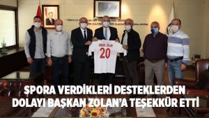 Başkan Zolan; “Çocuklarımızı gençlerimizi spora yönlendirmeliyiz”