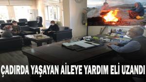 Çameli Belediyesi ve Kaymakamlığı hayat mücadelesi veren Aydınhan ailesine şefkat eli uzattı