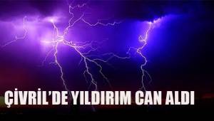 Çivril'de yıldırım can aldı