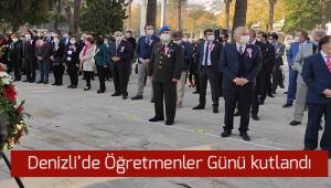 Denizli’de 24 Kasım Öğretmenler Günü törenle kutlandı