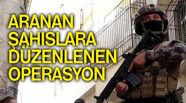 Denizli’de aranan şahıslara yönelik operasyon; 2 tutuklama