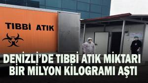 Denizli’de tıbbi atık miktarı 2019 yılında 1 milyon 338 bin 914 kilogram olarak açıklandı