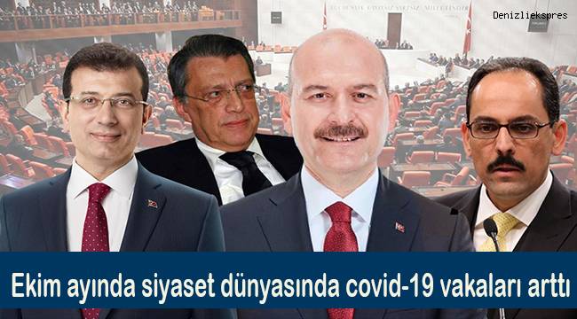 Ekim ayında siyaset dünyasında Covid-19 vakaları arttı