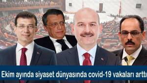 Ekim ayında siyaset dünyasında Covid-19 vakaları arttı