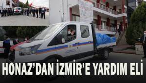 HONAZ'DAN İZMİR'E YARDIM ELİ