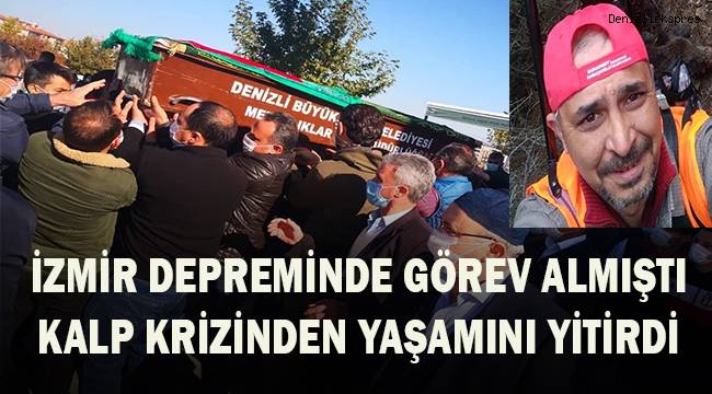 İzmir depreminde görev alan İHH gönüllüsü, son yolculuğuna uğurlandı