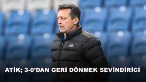 Kenan Atik: “Ligin en iyi takımlarında birine 3-0’dan geri dönmek sevindirici”