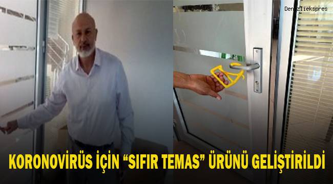 Korona virüste teması azaltmak için ‘Sıfır Temas’ ürünü geliştirildi